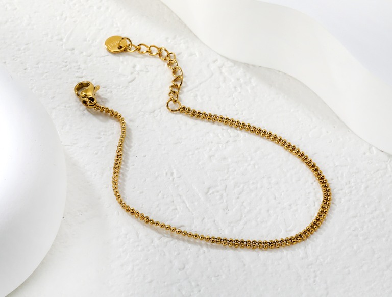 Bracelet - PVD 18k Gold Size17+3cm - Aura Product (1)
