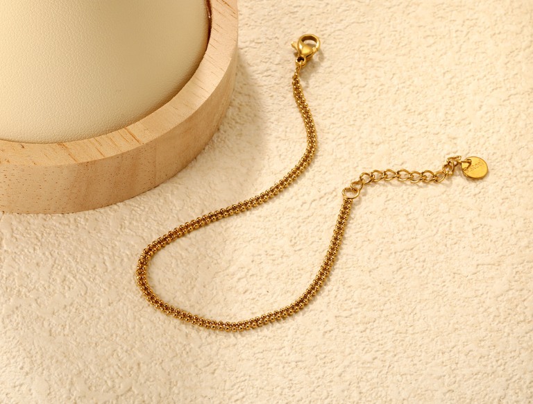 Bracelet - PVD 18k Gold Size17+3cm - Aura Product