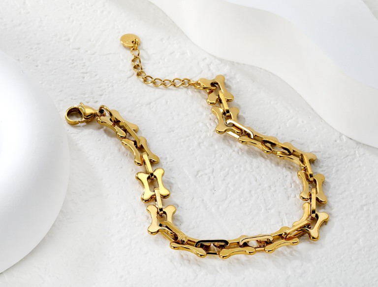 Bracelet - PVD 18k Gold Size18+3cm - Aura Product (1)