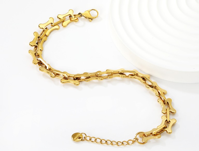 Bracelet - PVD 18k Gold Size18+3cm - Aura Product (2)