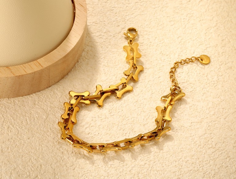 Bracelet - PVD 18k Gold Size18+3cm - Aura Product